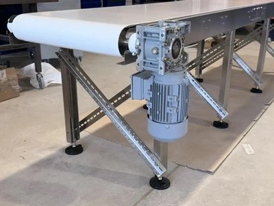 Мотор-редуктор и приводной узел конвейера