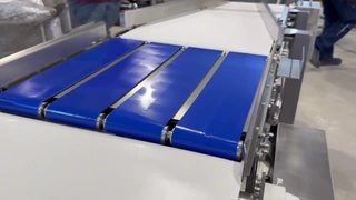 Транспортирующие участки объединителя потока